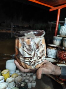 Chocolate colour pot Chini mitti 8 inch
