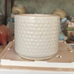 Wight Chini mitti table pot 4 inch